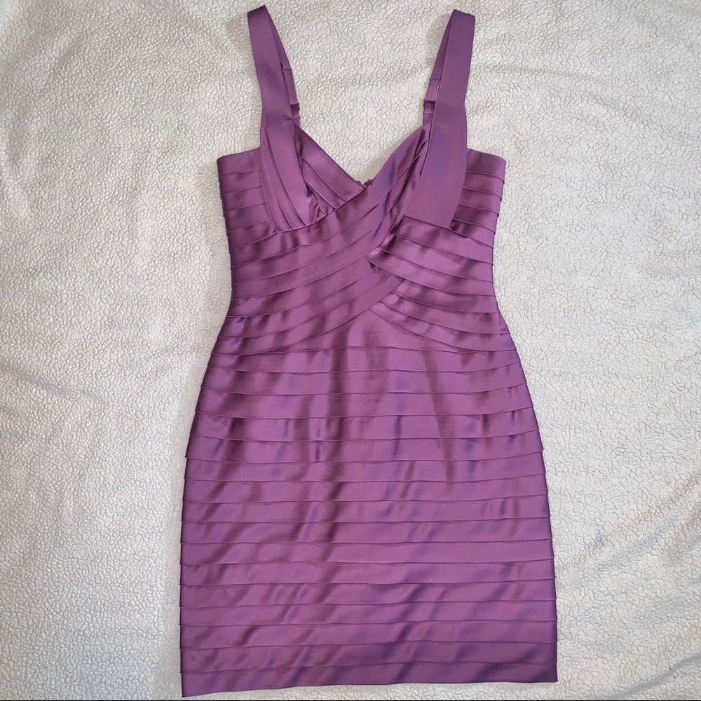 BCBG Max Azria Purple/Violet Party Dress - Picture 2 of 8